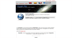 Desktop Screenshot of googlesky.it